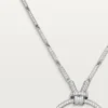 Collana Faune Et Flore De Cartier, gocce di smeraldo, pavé