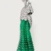 Collana Faune Et Flore De Cartier, perline di smeraldo, pavé