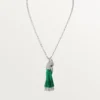 Collana Faune Et Flore De Cartier, perline di smeraldo, pavé