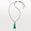 Collana Faune Et Flore De Cartier, perline di smeraldo, pavé