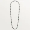 Collana Geometrie & Contrastes, crisoprasio, multi-wear, pavé