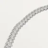 Collana Geometrie & Contrastes, Crisoprasio, Pavé