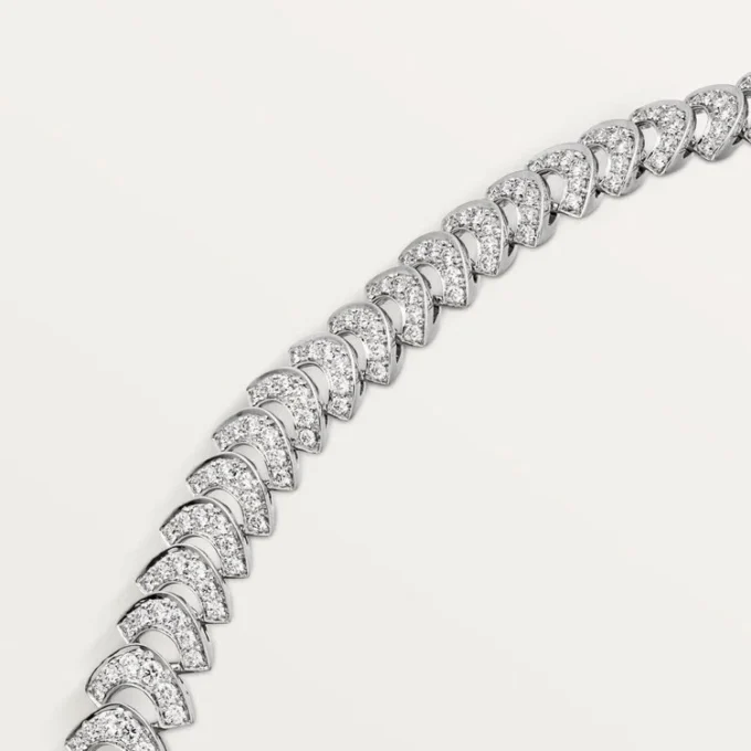 Collana Geometrie & Contrastes, Crisoprasio, Pavé
