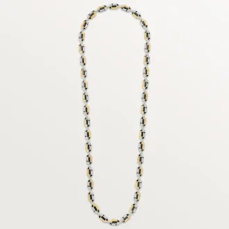 Collana Geometrie & Contrastes, onice, multi-wear, pavé