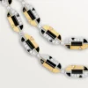 Collana Geometrie & Contrastes, onice, multi-wear, pavé