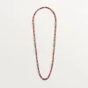 Collana Geometrie & Contrasti, Corallo, Pavé