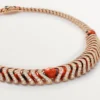 Collana Geometrie & Contrasti, Corallo, Pavé