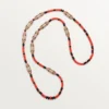 Collana Geometrie & Contrasti, Corallo, Pavé
