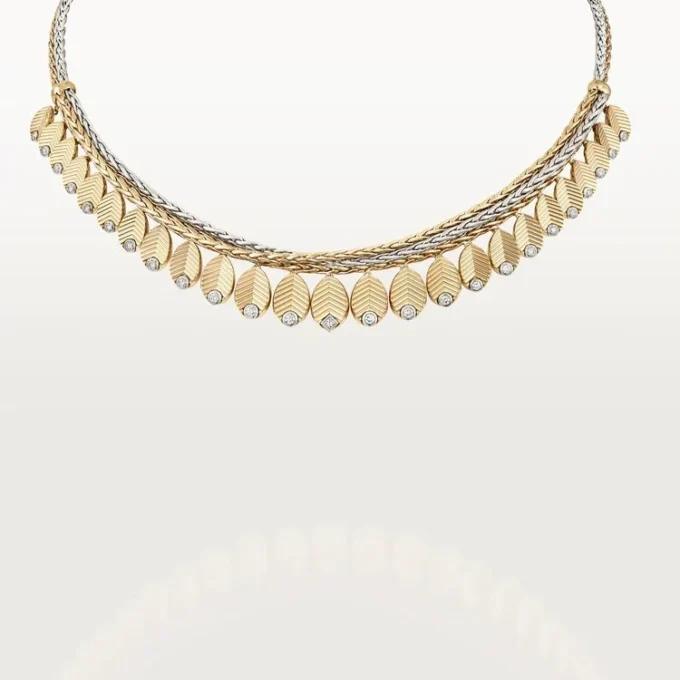 Collana Grain De Cafe, diamanti