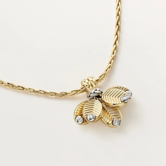 Collana Grain De Cafe, diamanti
