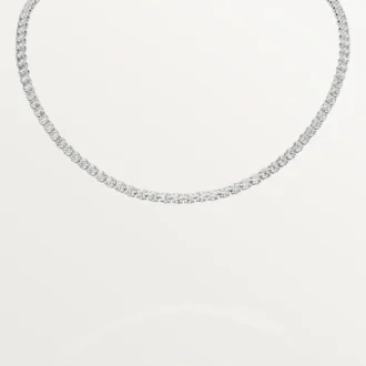 Collana Lignes Essentielles, diamanti taglio brillante