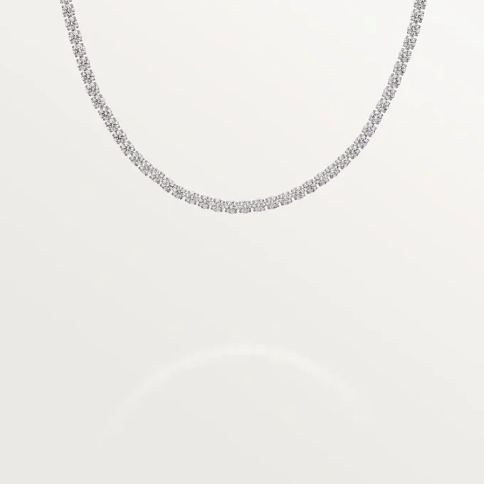 Collana Lignes Essentielles, diamanti taglio brillante