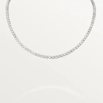 Collana Lignes Essentielles, diamanti taglio brillante