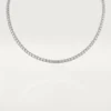 Collana Lignes Essentielles, diamanti taglio brillante