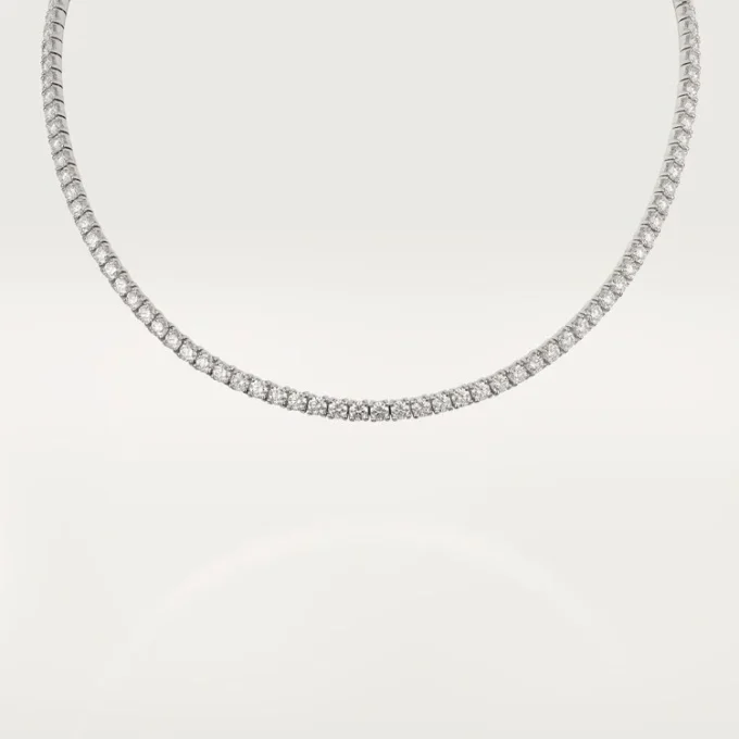 Collana Lignes Essentielles, diamanti taglio brillante