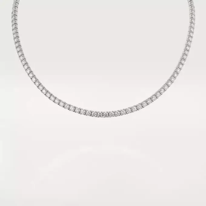Collana Lignes Essentielles, diamanti taglio brillante