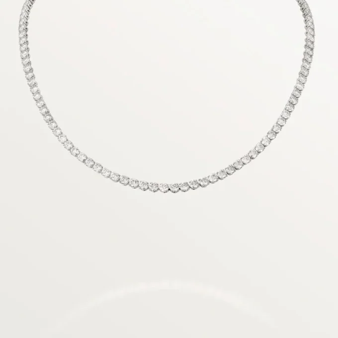 Collana Lignes Essentielles, diamanti taglio brillante