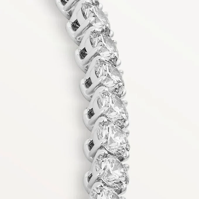 Collana Lignes Essentielles, diamanti taglio brillante