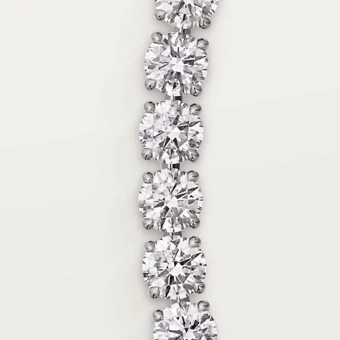 Collana Lignes Essentielles, diamanti taglio brillante