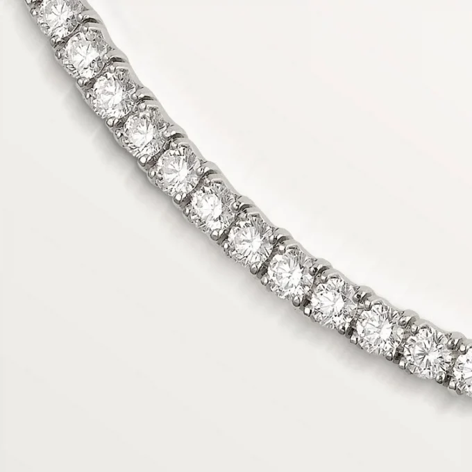 Collana Lignes Essentielles, diamanti taglio brillante