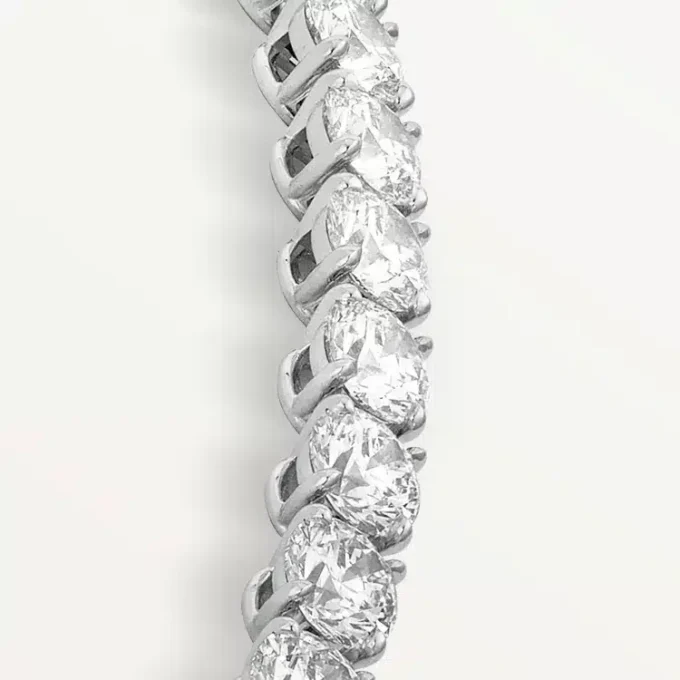 Collana Lignes Essentielles, diamanti taglio brillante