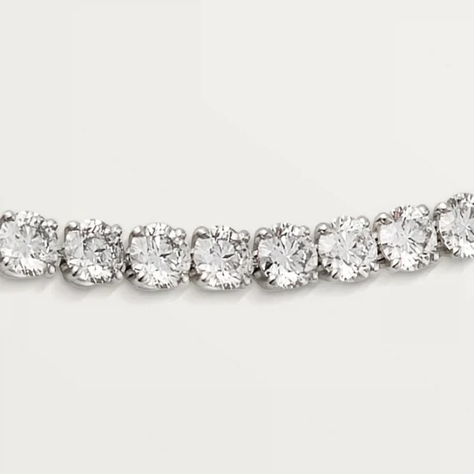 Collana Lignes Essentielles, diamanti taglio brillante