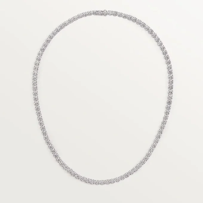 Collana Lignes Essentielles, diamanti taglio brillante