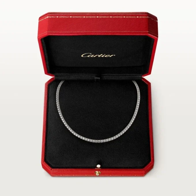 Collana Lignes Essentielles, diamanti taglio brillante