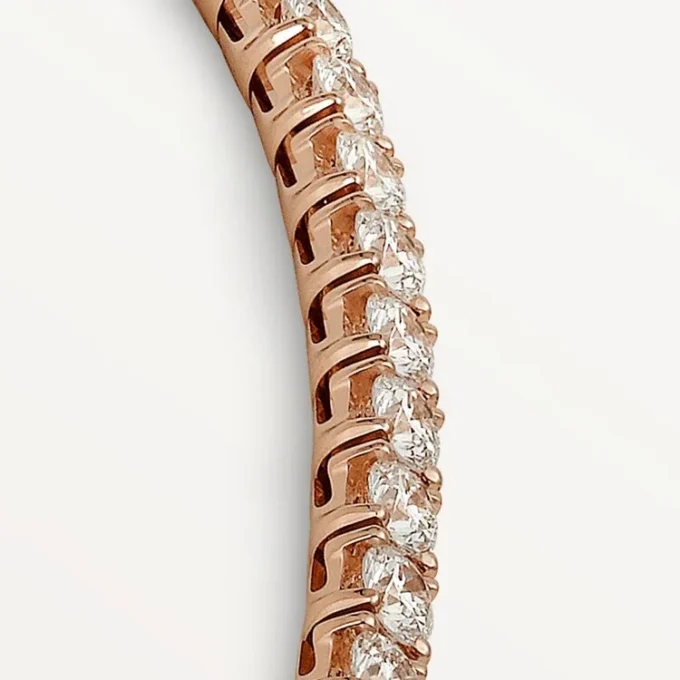 Collana Lignes Essentielles, diamanti taglio brillante