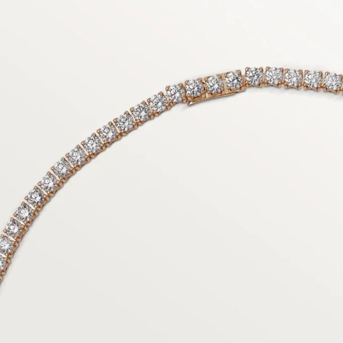 Collana Lignes Essentielles, diamanti taglio brillante