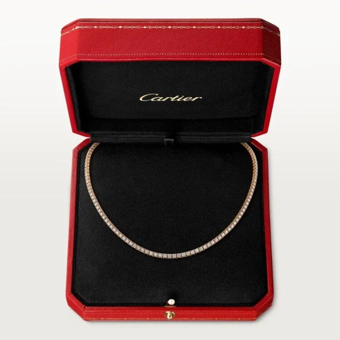 Collana Lignes Essentielles, diamanti taglio brillante