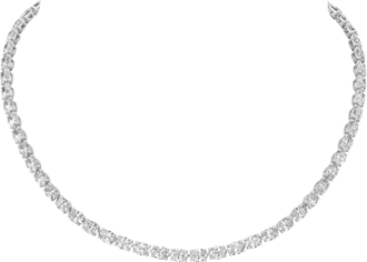 Collana Lignes Essentielles, diamanti taglio ovale