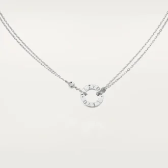 Collana Love, 2 diamanti – Oro bianco, Diamanti – Cartier