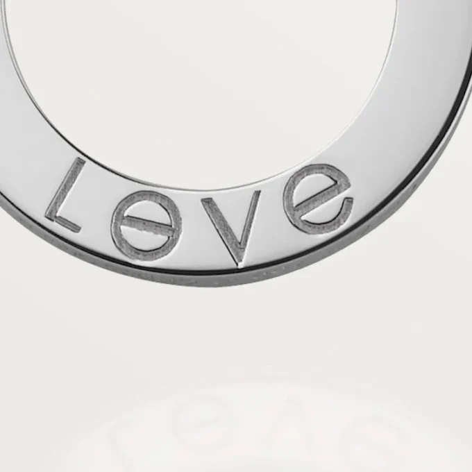 Collana Love, 3 diamanti – Oro bianco, Diamanti – Cartier