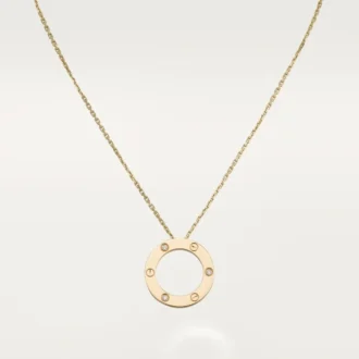 Collana Love, 3 diamanti – Oro giallo, Diamanti – Cartier