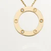 Collana Love, 3 diamanti – Oro giallo, Diamanti – Cartier