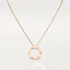 Collana Love, 3 diamanti – Oro rosa, Diamanti – Cartier