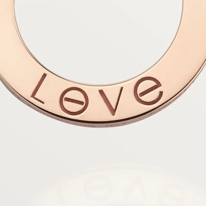 Collana Love, 3 diamanti – Oro rosa, Diamanti – Cartier