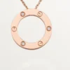 Collana Love, 3 diamanti – Oro rosa, Diamanti – Cartier