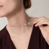 Collana Love, 6 diamanti – Oro rosa, Oro bianco, Diamanti – Cartier