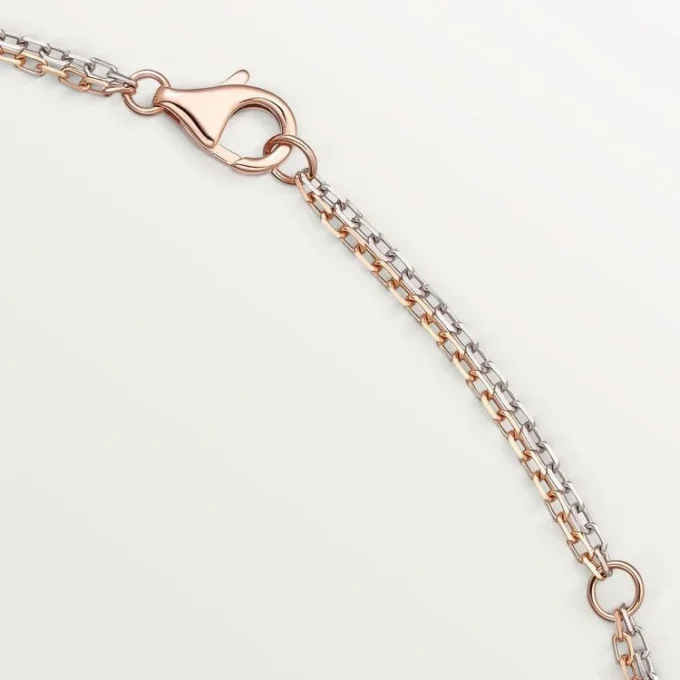 Collana Love, 6 diamanti – Oro rosa, Oro bianco, Diamanti – Cartier