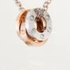 Collana Love, 6 diamanti – Oro rosa, Oro bianco, Diamanti – Cartier
