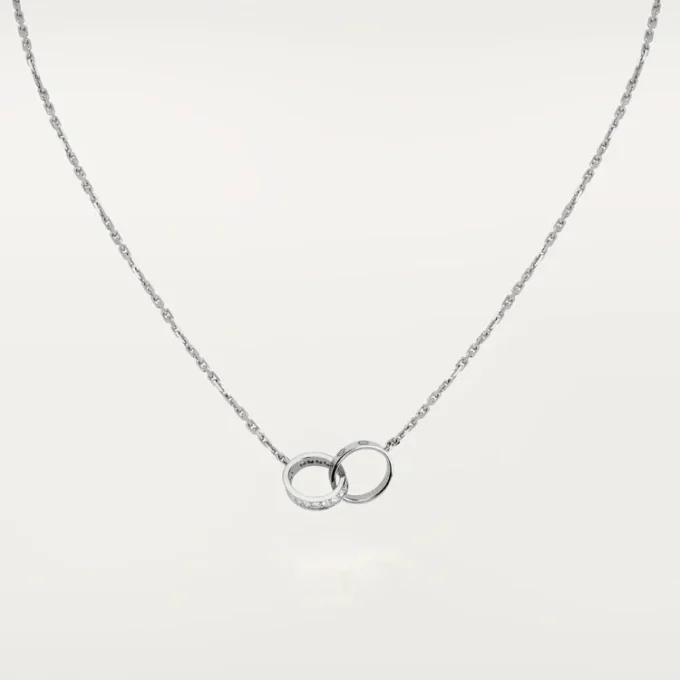 Collana Love, Diamanti – Oro bianco, Diamanti – Cartier