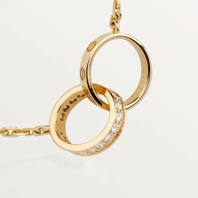 Collana Love, Diamanti – Oro giallo, Diamanti – Cartier