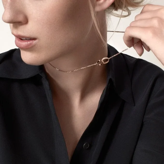 Collana Love, Diamanti – Oro rosa, Diamanti – Cartier