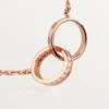 Collana Love, Diamanti – Oro rosa, Diamanti – Cartier