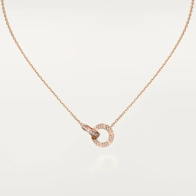 Collana Love – Oro rosa, diamanti – Cartier