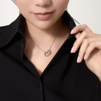 Collana Love – Oro rosa, diamanti – Cartier