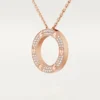 Collana Love – Oro rosa, diamanti – Cartier