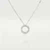 Collana Love, pavé di diamanti – Oro bianco, Diamanti – Cartier
